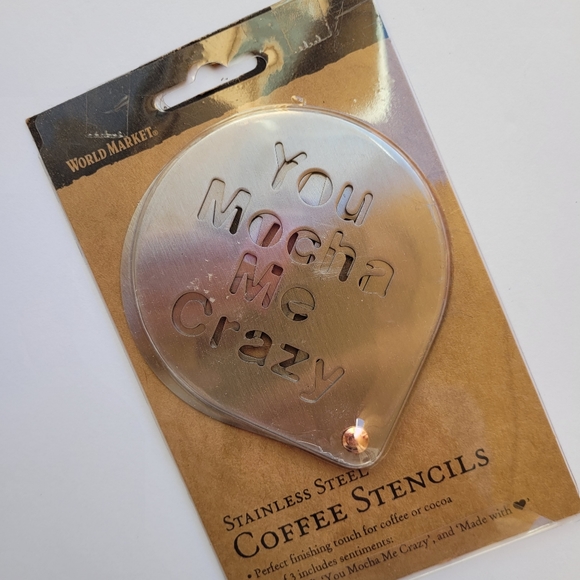 Stainless Steel Coffee Stencils - Picture 2 of 4